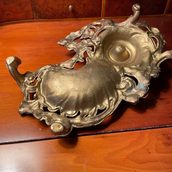 Antique Art Nouveau Inkwell - Picture 5 of 5